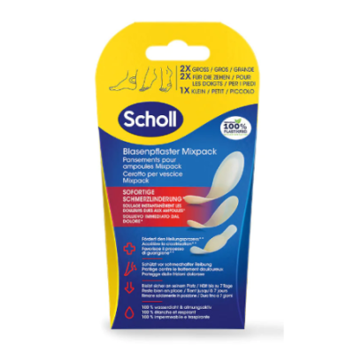 Scholl Blister Plaster Mixpack 5 قطع