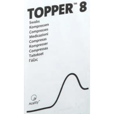 Topper 8 compresor NW 10x20cm no estéril 200 piezas