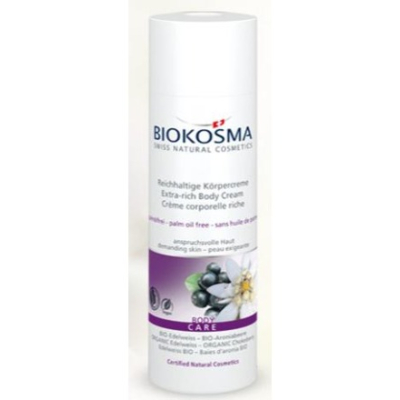 BIOKOSMA Body Cream Edelweiss Aronia BIO 200 ml