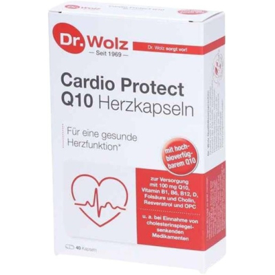 دكتور. Wolz Cardioprotect Q10 Capsules 40 PCS دكتور. Wolz Cardioprotect Q10 Capsules 40 PCS