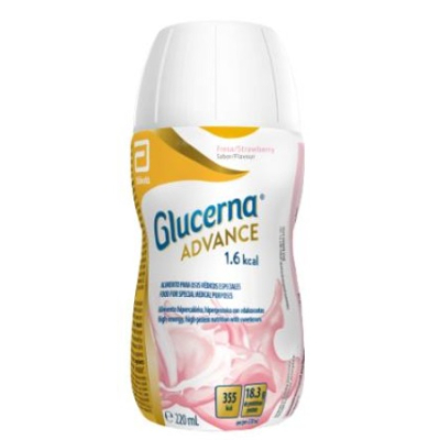 Glucerna Advance 1.6 Kcal Strawberry 4 FL 220 mL