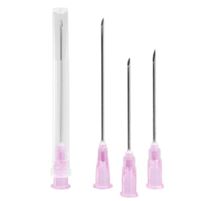 ステーリカンニードルG18 1.2x50mm 2短いピンク100 PC