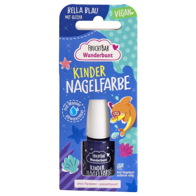 FRUITFUL Wonderfully Colorful Child Nail Polish Bella Blue 5 ml FRUITFUL Wonderfully Colorful Child Nail Polish Bella Blue 5 ml