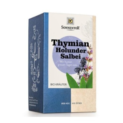SONNENTOR Thyme Elderberry Sage Tea ORGANIC 18 pcs