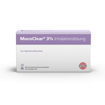 PARI MucoClear NaCl Inhalation Solution 3% hyp 20 Ampoules 4 ml PARI MucoClear NaCl Inhalation Solution 3% hyp 20 Ampoules 4 ml