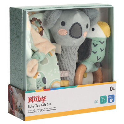 NUBY Baby Set Parrot Koala Lion 3pc NUBY Baby Set Parrot Koala Lion 3pc
