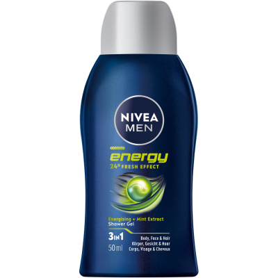 NIVEA MEN Energy Care Shower Mini Bottle 50 ml