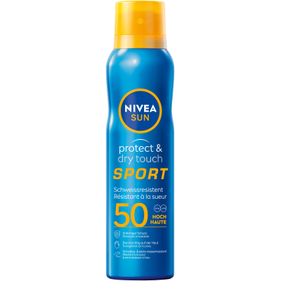 NIVEA SUN UV Dry Prot Sport Spray Mist SPF50 200 ml