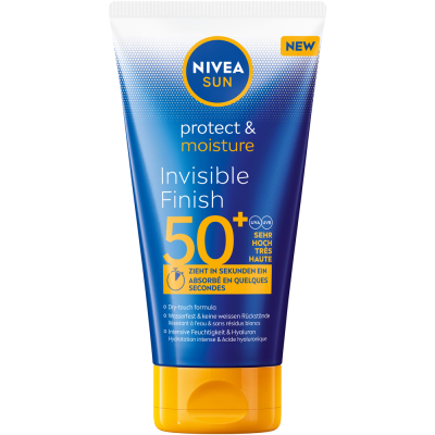 NIVEA SUN P&M Invisible Finish SPF50+ Tube 150 ml