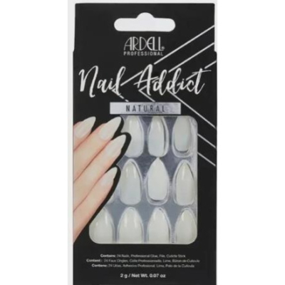 Ardell Nail Addict Natural Stiletto 28 stk