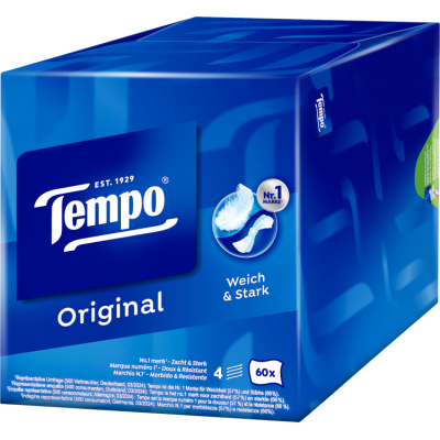 TEMPO Tissue Cube Box 60 Pcs
