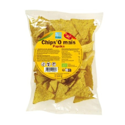 PURAL Corn Chips Paprika 125 g