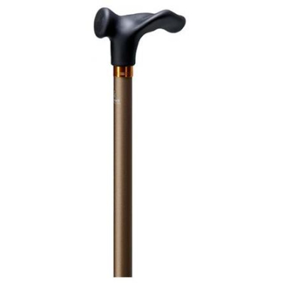 GASTROCK Walking Stick Comf Soft Handle Anatomical Left Bronze