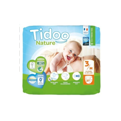 TIDOO Diaper T3/M 4-9kg Single 27 Pieces TIDOO Diaper T3/M 4-9kg Single 27 Pieces
