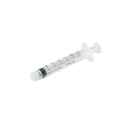 TERUMO Syringe 3ml 3 part central Luer-Lock 100 pcs