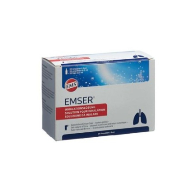 EMSER Inhalation Solution 120 Ampoules 5 ml