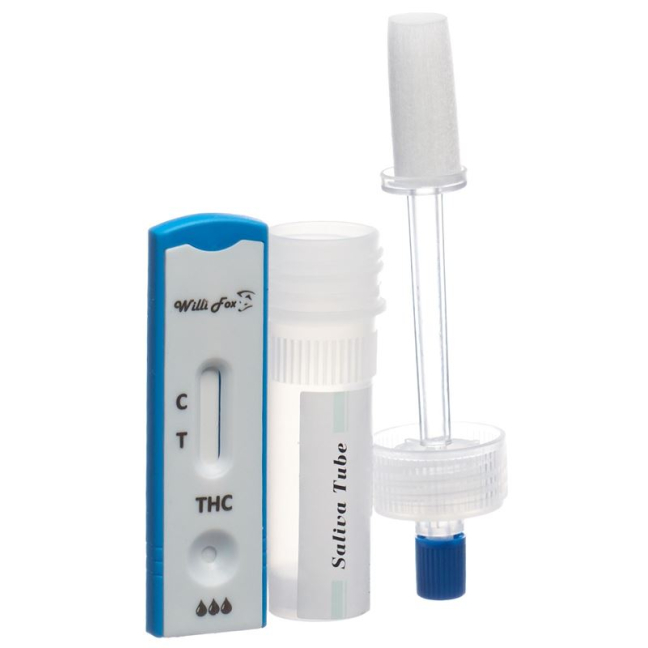 Willi Fox Drug Test THC Saliva 3 PCS