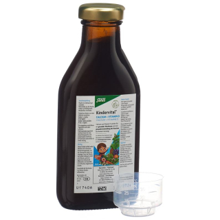 Salus Kindervital Calcium + Vitamin D Juice Bottle 250 ml
