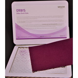 ORBIS silver textile foil violet
