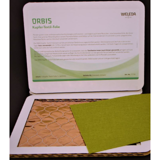 медный текстильный лист ORBIS зеленого цвета