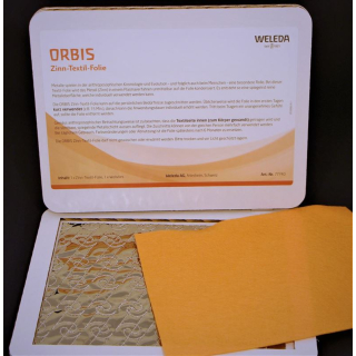 ORBIS tin textile sheet orange