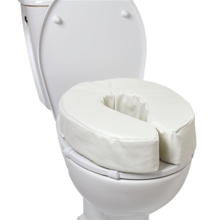 Vitility raised toilet seat soft
