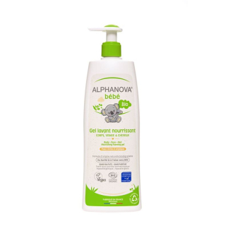 Alphanova BB nourishing shower gel nutritious Bio COSMOS sulfate-free