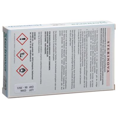 Sterinova disinfectants for the food and feed sectors effervescent tablets 500 mg 30 pcs