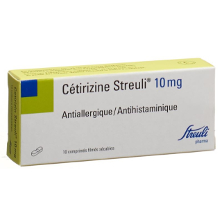 CETIRIZIN Streuli Filmtabl 10 mg