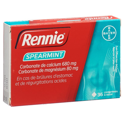 Rennie spearmint lutschtabl