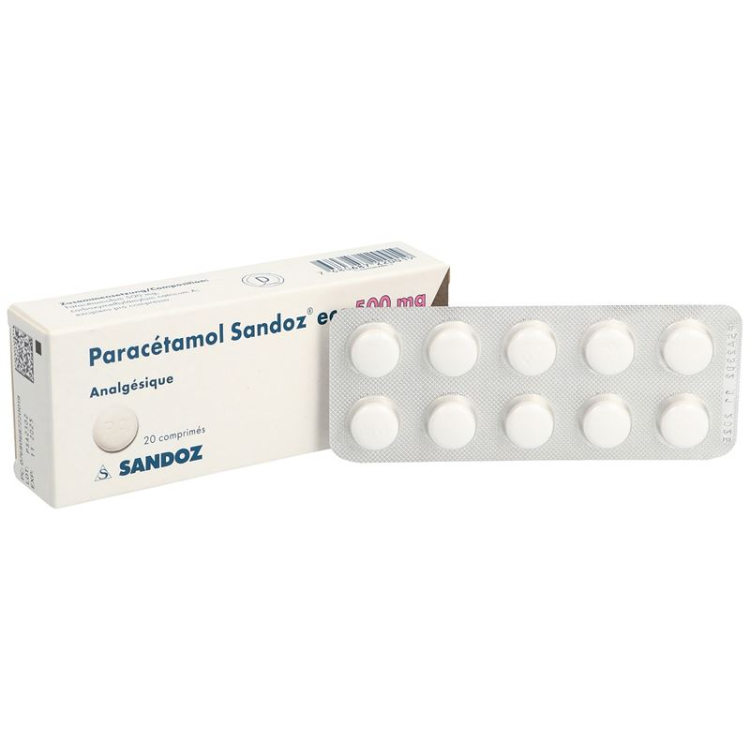 PARACETAMOL Sandoz eco Tabl 500 mg