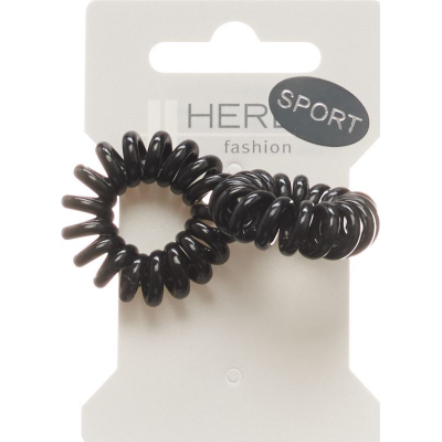 Topwell hair ties ø 3.8cm black 2 pcs