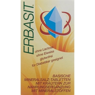 Erbasit mineral salt tablets without lactose can 128 pcs