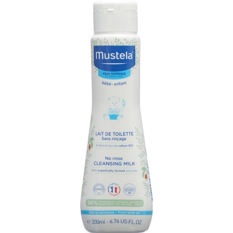 Mustela Reinigungsmilch normale Haut ohne Abspülen Fl 750 ml