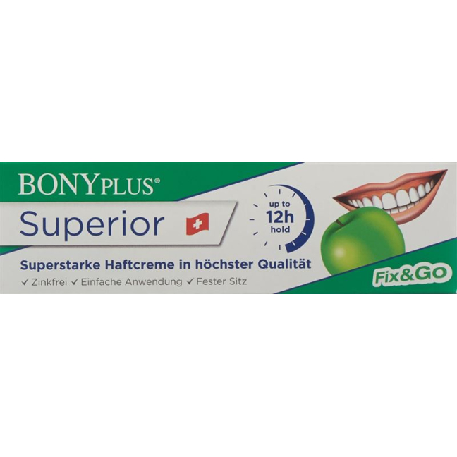 Bony Plus adhesive cream super strong 12 hours 40 g