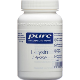 Pure l-lysin kaps ds 90 stk