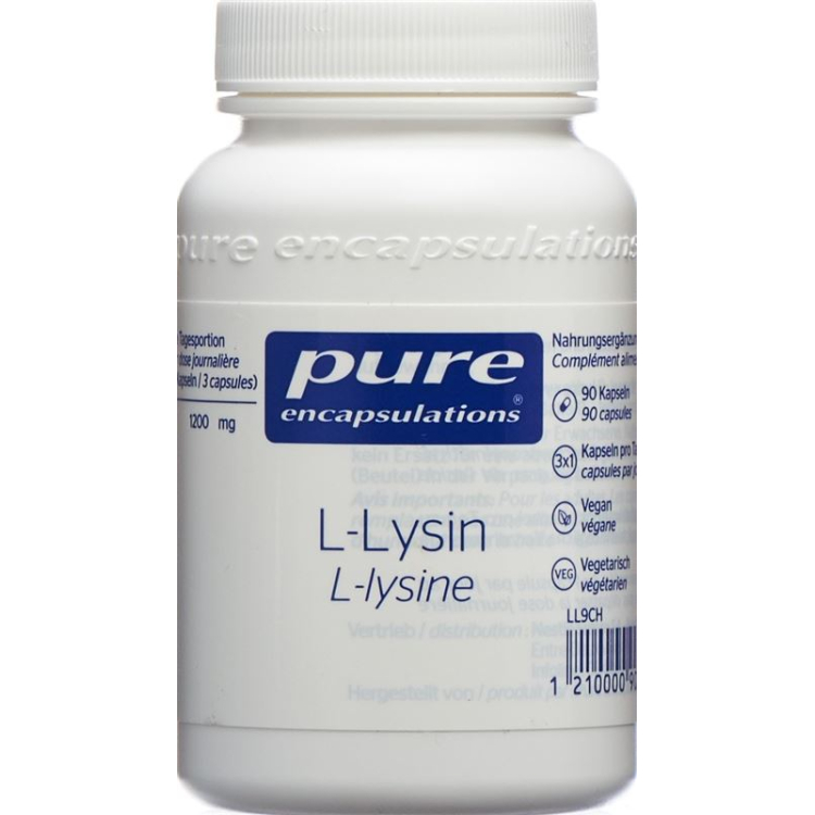 Pure L-lysine Kaps Ds 90 pcs