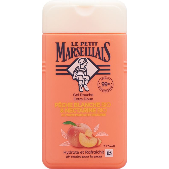 Le petit Marseillais sprchový gel BIO Peach & Nektarin Fl 250 ml