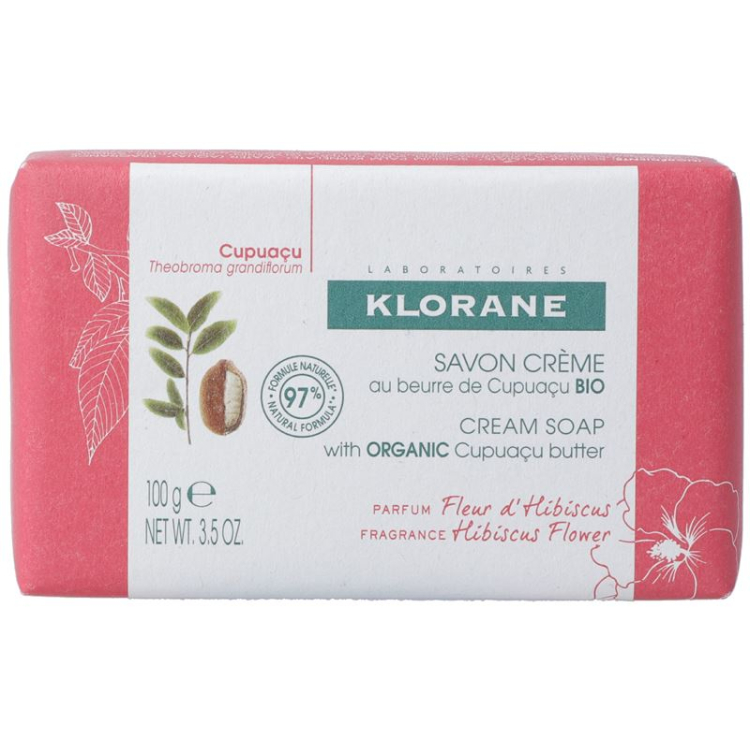 Klorane Cremeseife Hibiskusblüte 100 g