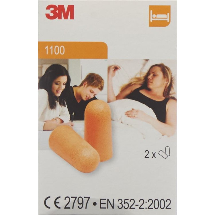 3M tek kullanımlık kulak tıkacı süngeri 4 adet