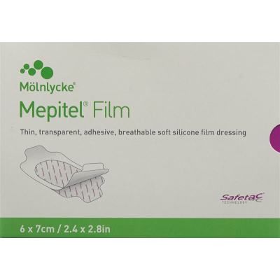 Mepitel plėvelė Safetac 6x7cm 10 vnt