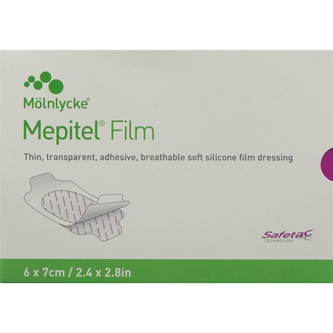 Mepitel படம் Safetac 6x7cm 10 பிசிக்கள்