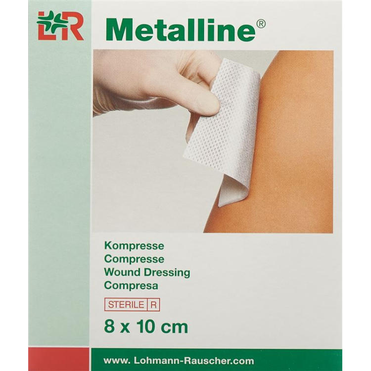 Metal Line compresses 8x10cm sterile 10 Btl