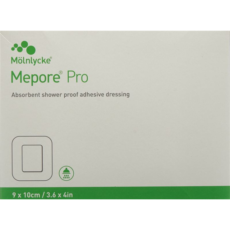 Mepore por apósito para heridas 10x9cm almohadilla para heridas 6x5cm estéril 40 uds.