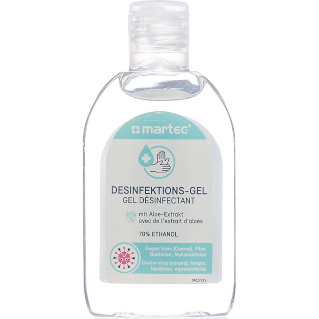 martec hands-disinfecting gel Fl 80 ml