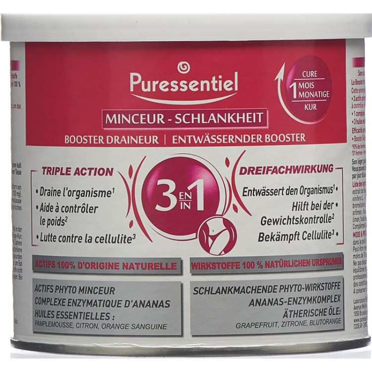 Puressentiel® slenderness draining booster 3 in 1 240 g