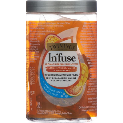 Twinings Infuse Passion Fruit Mango Blood Orange 12 Bags 2.5 g