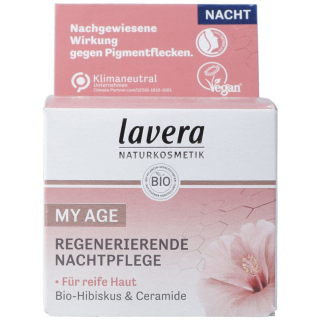Lavera my age regenerating night care for mature skin pot 50