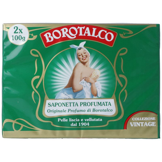 Borotalco សាប៊ូរឹង 2 x 100 ក្រាម។