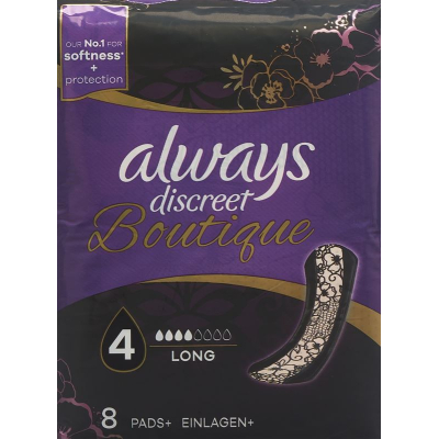 Always discreet boutique incontinence long 8 pcs